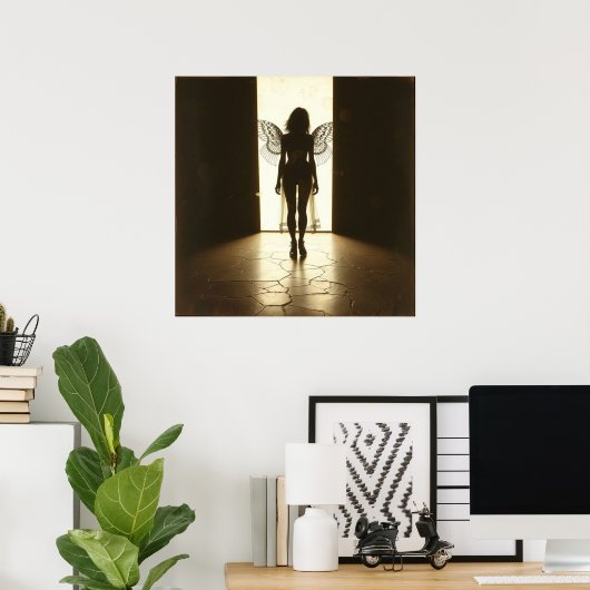 Flüge des Schattenlichtes Poster (Heimbüro)
