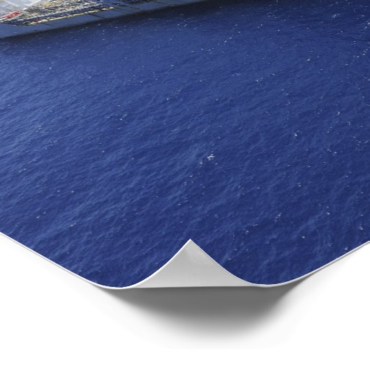 Flüge durch das Übungsschiff Poster (Ecke)