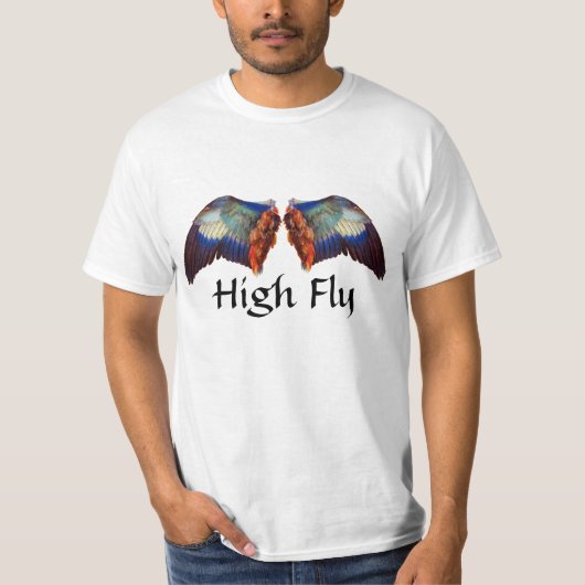 FLÜGE EINES EUROPÄISCHEN ROLLER-HIGH FLY T-Shirt (Vorderseite)
