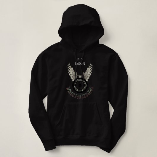 Flüge für Legenden, Memorial Personalize Hoodie (Design vorne)