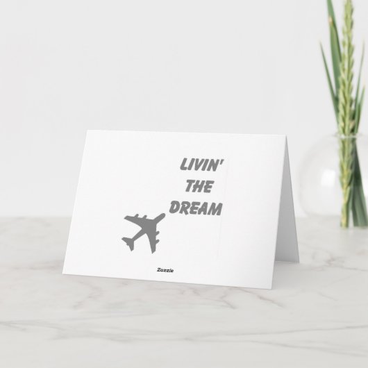 Flüge in Wolken Karte (Rückseite)