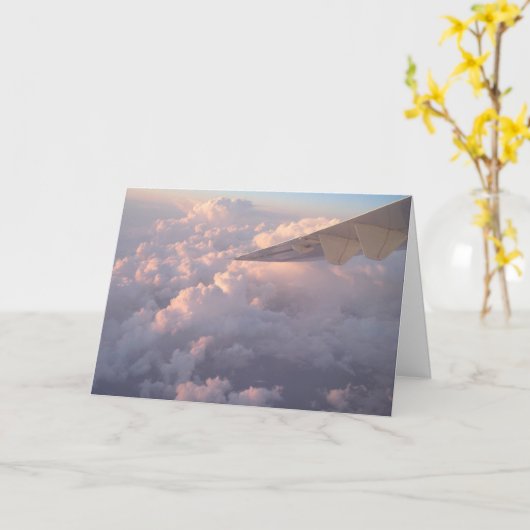 Flüge in Wolken Karte (Gelbe Blume)