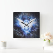 Flüge Quadratische Wanduhr (Zuhause)