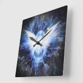 Flüge Quadratische Wanduhr (Winkel)
