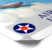 Flüge über Amerika — Air Corps WW2 Poster (Ecke)