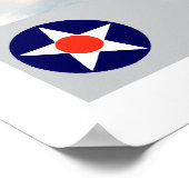 Flüge über Amerika — Luftkorps Poster (Ecke)