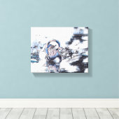 Flüge über der Dock: Eine Friedliche Flucht" Leinwanddruck (Insitu (Holzboden))