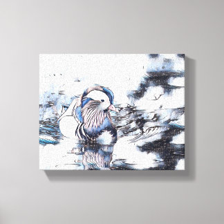 Flüge über der Dock: Eine Friedliche Flucht" Leinwanddruck