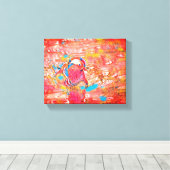 Flüge über der Dock: Eine Friedliche Flucht" Leinwanddruck (Insitu (Holzboden))