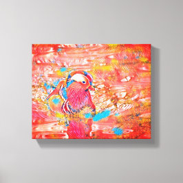 Flüge über der Dock: Eine Friedliche Flucht" Leinwanddruck