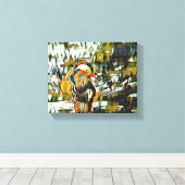 "Flüge über der Dock: Eine Friedliche Flucht" Leinwanddruck (Insitu (Holzboden))