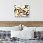 "Flüge über der Dock: Eine Friedliche Flucht" Leinwanddruck (Insitu (Schlafzimmer))