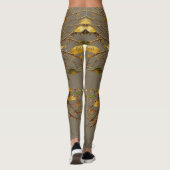 Flüge und Blätter Leggings (Rückseite)