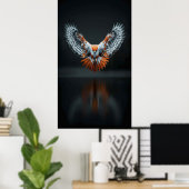 Flüge von Feuer und Schatten Poster (Heimbüro)