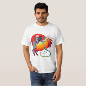 Flüge von Feuerpärchen Liebe T-Shirt (Vorne ganz)