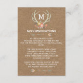 FLÜGEANTLERN | RUSTIKKARTE BEGLEITKARTE (Vorderseite)