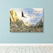 Flügel als Adler Isaiah 4o Leinwanddruck (Insitu (Holzboden))