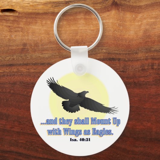 Flügel als Adler-SCHLÜSSELANHÄNGER Schlüsselanhänger (Vorderseite)