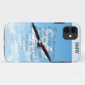 Flügel als Eagles, Jesaja-40:31 christliche Bibel Case-Mate iPhone Hülle (Rückseite (Horizontal))