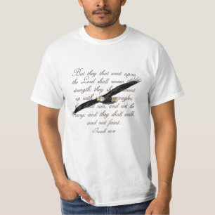 Flügel als Eagles, Jesaja-40:31 christliche Bibel T-Shirt