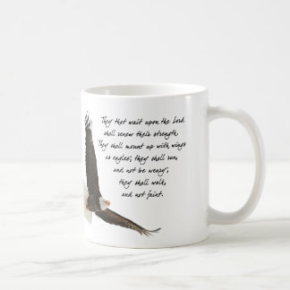 Flügel als Eagles Jesaja 4o: 31 Kaffeetasse