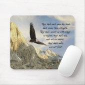 Flügel als Eagles-Weg und nicht schwacher Jesaja Mousepad (Mit Mouse)