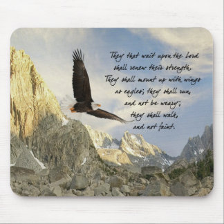 Flügel als Eagles-Weg und nicht schwacher Jesaja Mousepad