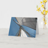 Flügel am Wind Karte (Gelbe Blume)