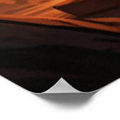 Flügel aus brennenden Glutresten Poster (Ecke)