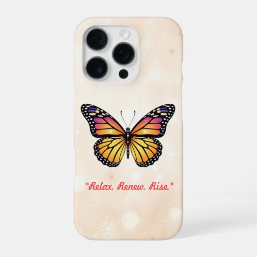 "Flügel aus Gold" iPhone Hülle (Rückseite)