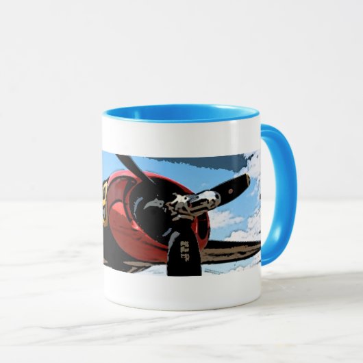 Flügel B-24 Tasse (VorderseiteRechts)