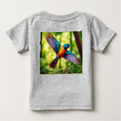 Flügel Baby T-shirt (Rückseite)