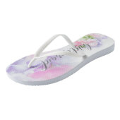 FLÜGEL CHIC WEDD PLATTERBSEN Bridesmaid Badesandalen (Schrägansicht)