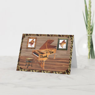 Flügel dankt Ihnen Dankeskarte