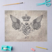 Flügel Decoupage Seidenpapier (Basteln)