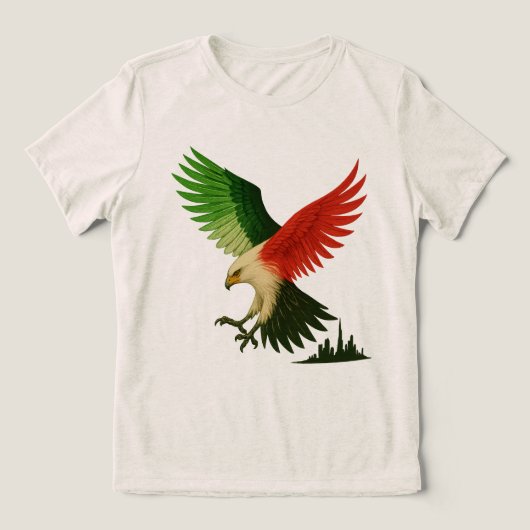Flügel der Dünen Tri-Blend Shirt (Design Vorderseite)