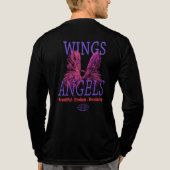 Flügel der Engel  Tri-Blend Shirt (Rückseite)