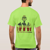 Flügel der Erinnerung Lime T-Shirt (Rückseite)