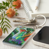 Flügel der Feuerherrschaft, Acrylischer Schlüssela Schlüsselanhänger (Vorderseite rechts)