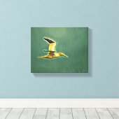 Flügel der Harmonie: Vögel im offenen Himmel Leinwanddruck (Insitu (Holzboden))