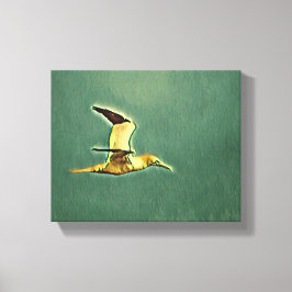 Flügel der Harmonie: Vögel im offenen Himmel Leinwanddruck