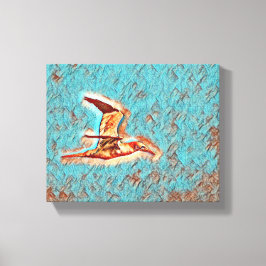 Flügel der Harmonie: Vögel im offenen Himmel" Leinwanddruck