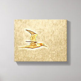 Flügel der Harmonie: Vögel im offenen Himmel" Leinwanddruck