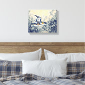 Flügel der Harmonie: Vögel im offenen Himmel Leinwanddruck (Insitu (Schlafzimmer))