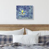 Flügel der Harmonie: Vögel im offenen Himmel" Leinwanddruck (Insitu (Schlafzimmer))