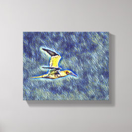 Flügel der Harmonie: Vögel im offenen Himmel" Leinwanddruck