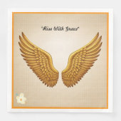 "Flügel der Inspiration" Serviette (Vorderseite)