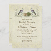 Flügel der Liebe-Einladung - Brautparty Einladung (Vorne/Hinten)