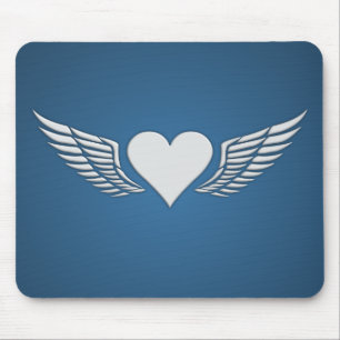 Flügel der Liebe mousepad, anpassen Mousepad