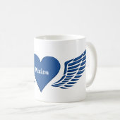 Flügel der Liebe Tasse - wählen Sie Stil (VorderseiteRechts)